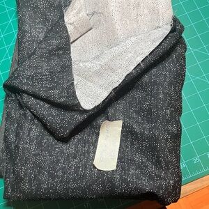 Black and White Patterned Fabric